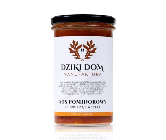 Sos pomidorowy (ze świeżą bazylią) / 490g